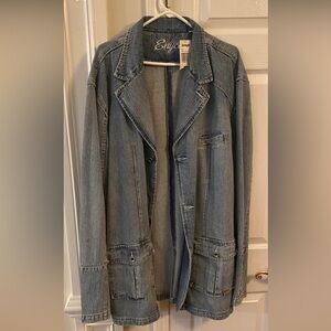 Enyce Blue Denim Blazer
